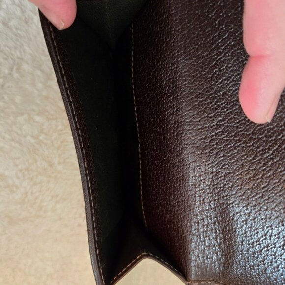 Gucci Beige and Brown GG Canvas Wallet - Picture 5 of 7